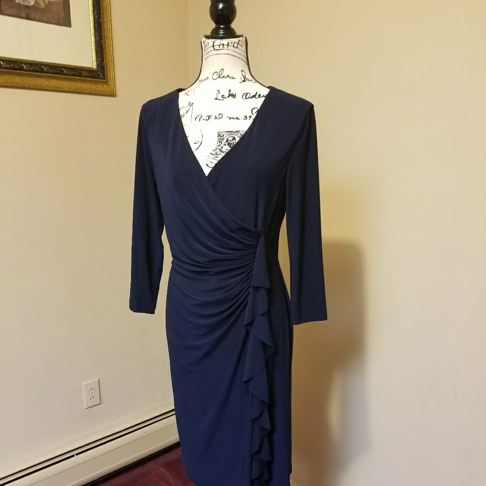 Navy blue dress